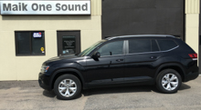 2018 Volkswagen Atlas with professional window tint in North Bay